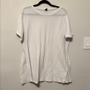 SHEIN Textured Short Sleeve Blouse